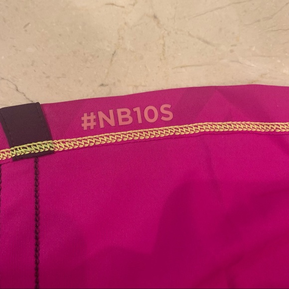 New Balance Pink and Dark Purple Racerback Tank Top with Built in Bra Size M - Picture 8 of 16